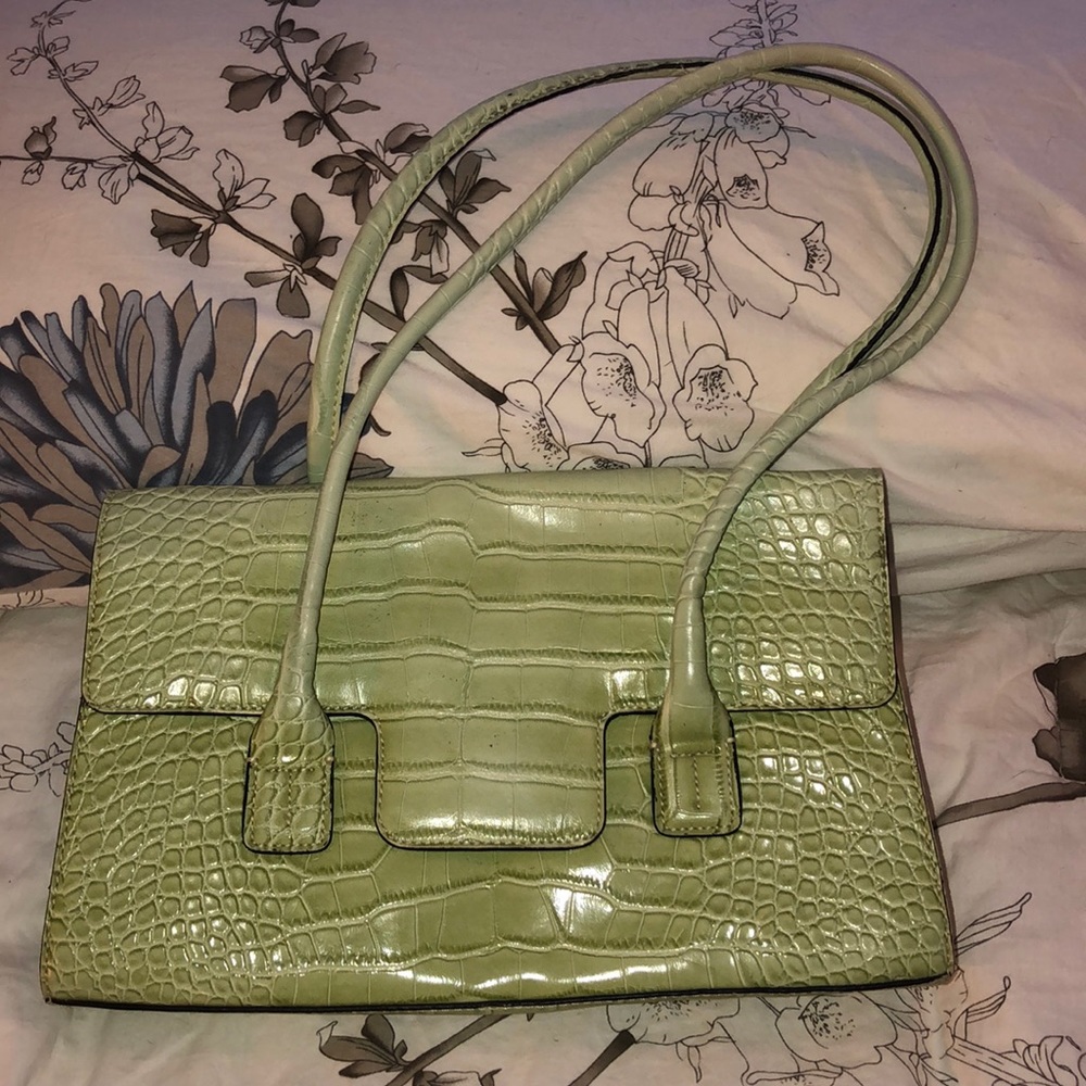 Tommy Hilfiger green purse